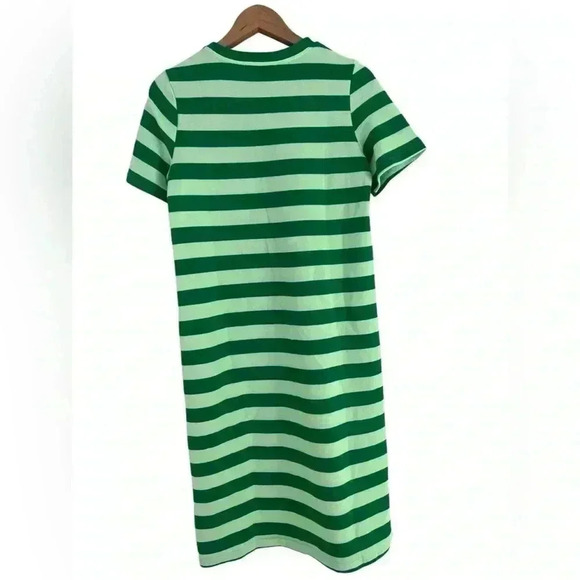 Cocoherben London New with Tags Green Stripes Dress Size Large - Picture 5 of 7